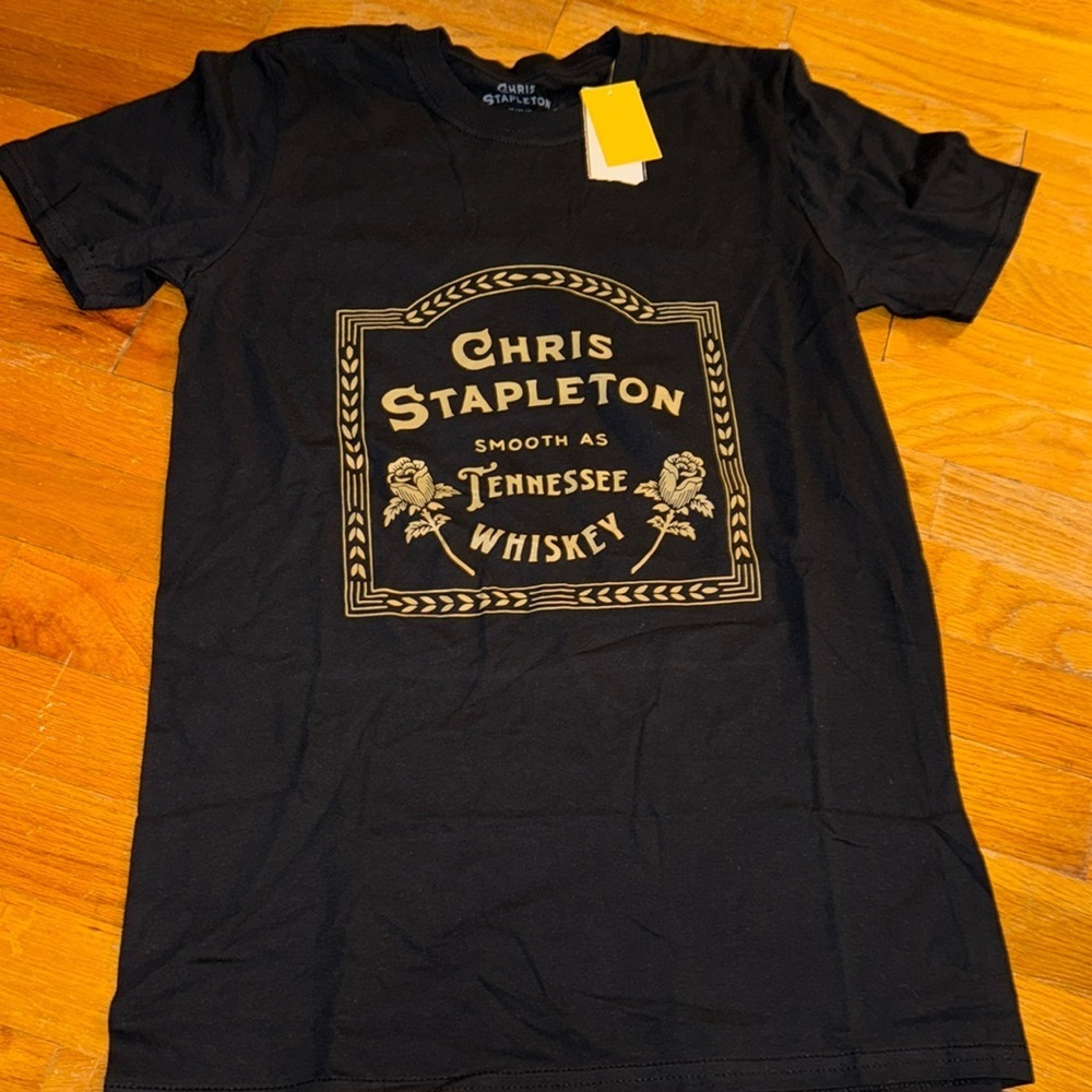 NWT Chris Stapleton Tennessee Whiskey Official T-Shirt Country Music Size MED